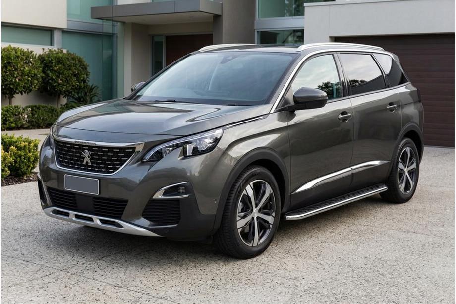 Peugeot 5008 2016–2023 Maydos V1 sidetrin (2 stk., aluminium + rustfrit stål) Image