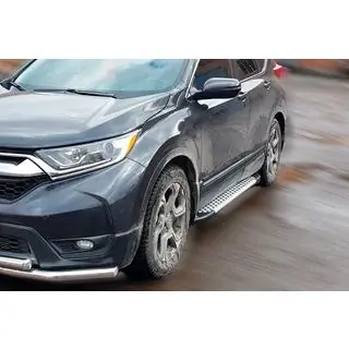Sidetrin Allmond Grey (2 stk., aluminium) foto 1