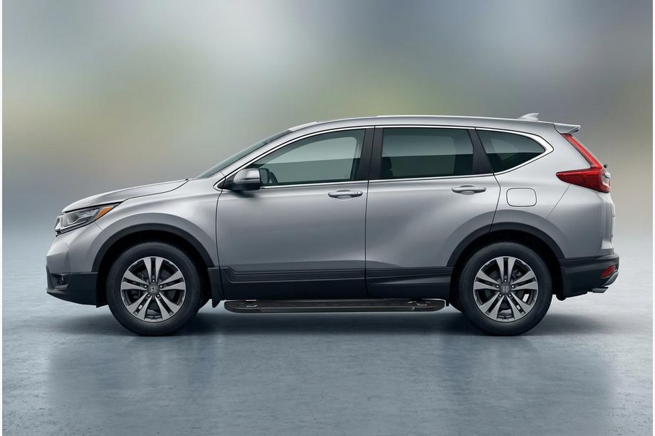 Honda CRV 2017–2022 Sidetrin RedLine Black (2 stk., aluminium) Image