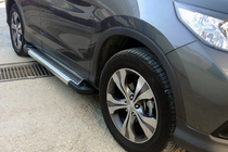 Honda CRV 2017–2022 Sidetrin Line (2 stk., aluminium) foto 1
