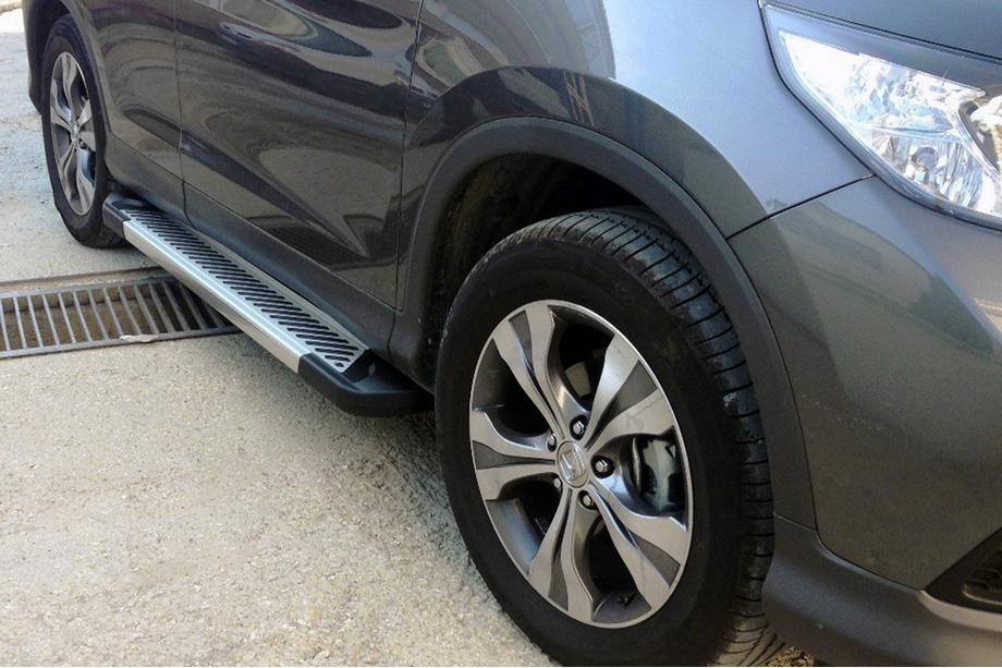 Honda CRV 2017–2022 Sidetrin Line (2 stk., aluminium) Image