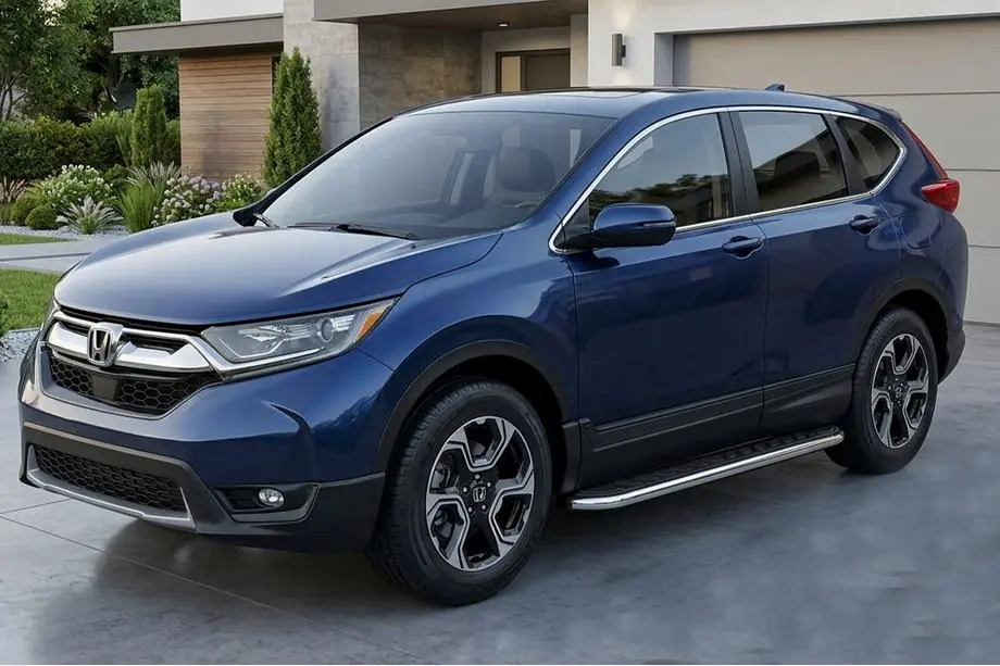 Honda CRV 2017–2022 Maydos V1 sidetrin (2 stk., aluminium + rustfrit stål) Image