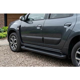 Sidetrin Allmond Black (2 stk., aluminium) foto 1