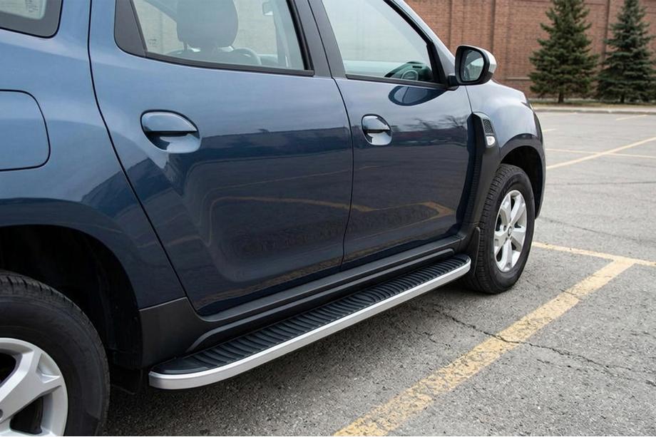 Renault Duster 2018–2024 Sidetrin Tayga Grey (2 stk., aluminium) Image