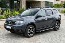 Renault Duster 2018–2024 Sideskørter Bosphore Grey (2 stk., aluminium) foto 1