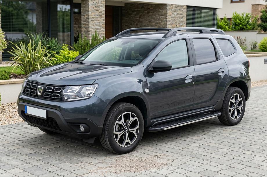 Renault Duster 2018–2024 Sideskørter Bosphore Grey (2 stk., aluminium) Image