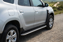 Dacia Duster 2018–2024 Sidestrin Maydos V1 (2 stk., aluminium) foto 1