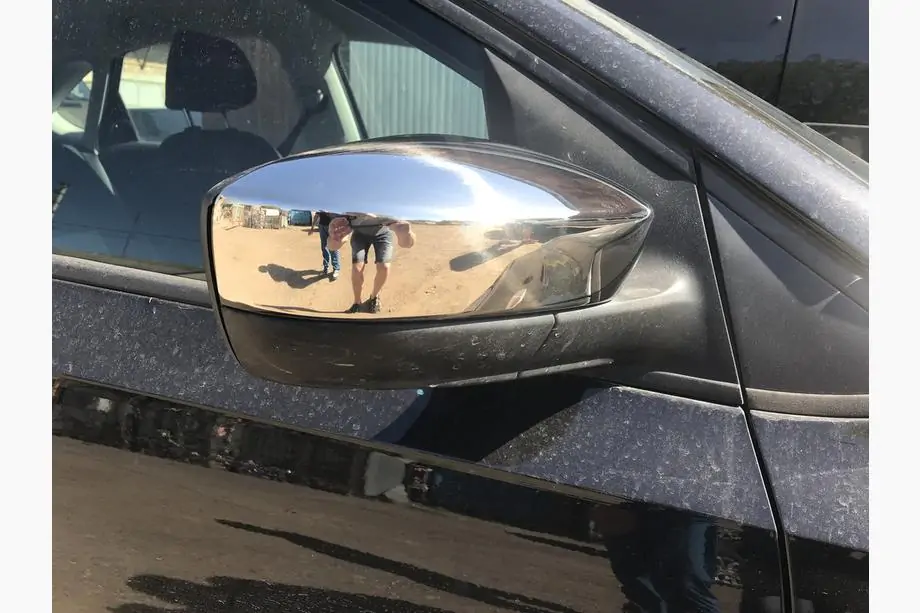 Volkswagen Polo 2010–2017 Spejlkåber til Sedan (2 stk., rustfrit stål) Image