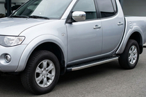 Fiat Fullback 2016– BlackLine sidetrin (2 stk., aluminium) foto 1