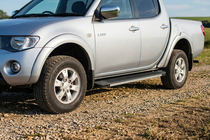 Fiat Fullback 2016– Sidetrin Maya V1 (2 stk., aluminium) foto 1