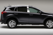 Toyota Rav 4 2013–2018 Dørstolpelister (8 stk., rustfrit stål) foto 1