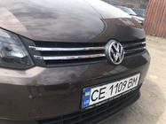 Volkswagen Caddy 2010–2015 Kromlister til kølergrill (smal model) foto 4