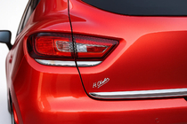 Renault Clio IV 2012–2019 Baglygteafdækning (2 stk., sort krom) foto 3