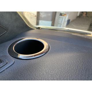 Kopholder-cover (2 stk., sort krom) Volkswagen T6 2015–2024 foto 1