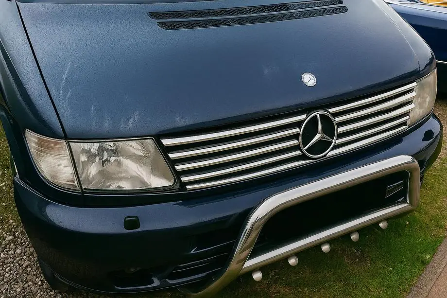 Mercedes Vito W638 1996–2003 Kølergrill-lister (V-class, rustfrit stål) Image