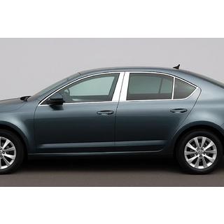 Dørstolpelister (6 stk., rustfrit stål) Skoda Octavia III A7 2013–2019 foto 1