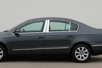 Volkswagen Passat B6 2006–2012 Dørstolpelister (SD, rustfrit stål) foto 1