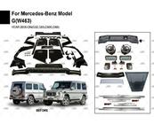 Mercedes G-Klasse W463 1990–2018 Bodykit-sæt (på bestilling fra katalog) foto 4