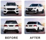 Mercedes GLE/ML Klasse W166 2011–2018 Komplet bodykit til GLE63 AMG (med bagdiffuser) foto 2