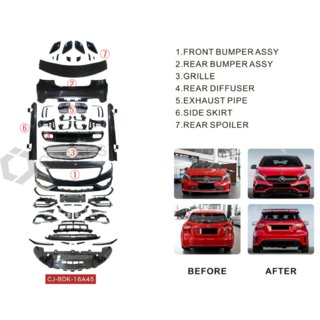Bodykit-sæt (A45 AMG) Mercedes A-Klasse W176 2012–2018 foto 3