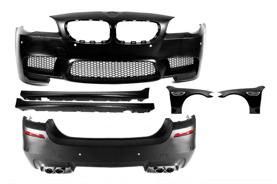 BMW 5-serie F10/F11 2010–2016 Komplet bodykit med skærme V1 (M5 Power) Image