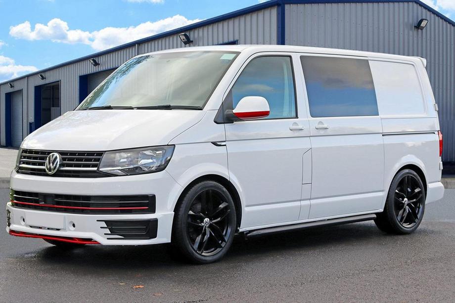 Volkswagen T6 2015–2024 Sportline frontspoilerlæbe til forreste kofanger 2015-2018 (til lakering) Image