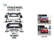 Range Rover Evoque 2012–2018 Tuning bodykit-sæt (BodyKit-2) foto 2