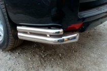 Toyota Land Cruiser Prado 150 2009–2023 Baghjørner AK003 – dobbelt (rustfrit stål) foto 3