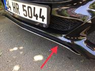 Mercedes C-klasse W205 2014–2021 Kofangerbeskytter i rustfrit stål foto 2