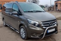 Mercedes Vito/V-klasse W447 2014– Siderør, 2 stk., rustfrit stål d60, lang akselafstand (L3) foto 4