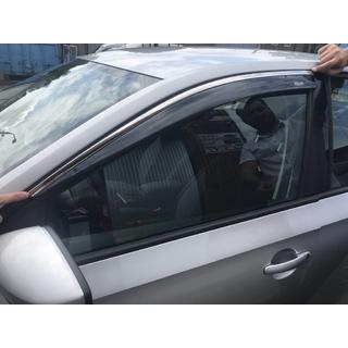 Vindafvisere med kromliste SD (4 stk., Niken) Skoda Rapid 2012–2019 foto 2