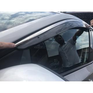 Vindafvisere med kromliste SD (4 stk., Niken) Skoda Rapid 2012–2019 foto 3