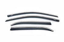 Hyundai I-20 2014–2020 Vindafvisere med kromliste (4 stk., Niken) foto 2