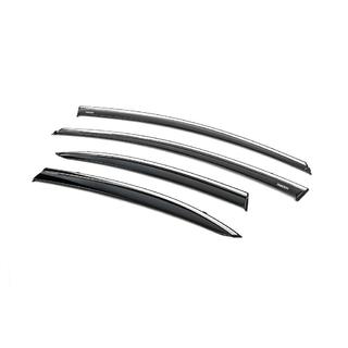 Vindafvisere med kromliste (4 stk., Niken) Honda Civic Sedan VIII 2006–2011 foto 3