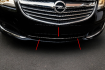 Opel Insignia 2008–2017 Dæklister til kofangergrill (rustfri stål) foto 1