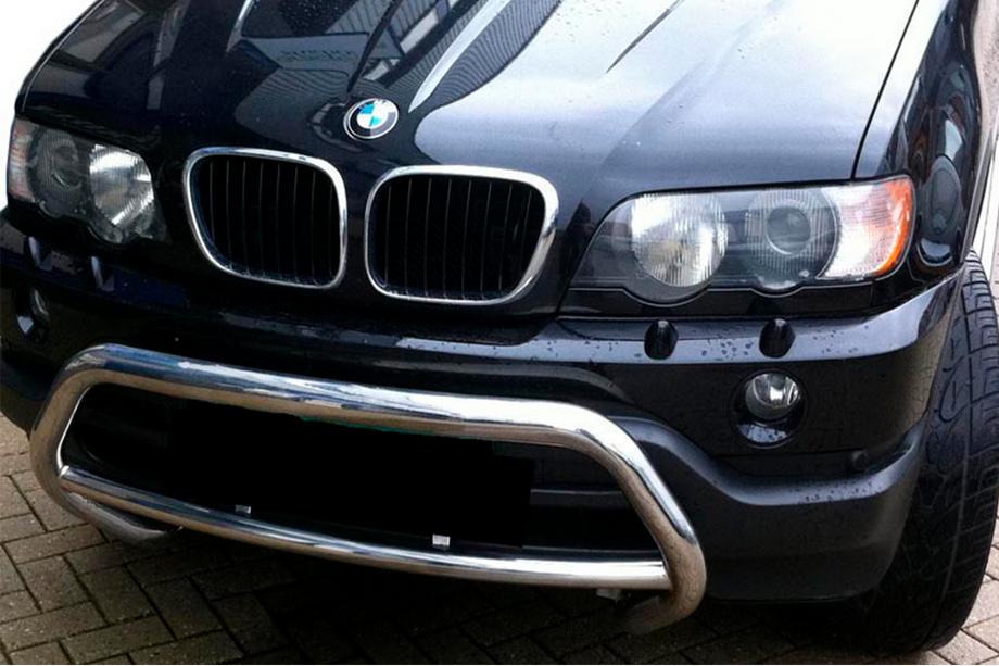 BMW X5 E53 1999–2006 Frontbøjle WT015 (rustfrit stål) Image
