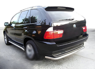 BMW X5 E53 1999–2006 Bageste beskyttelsesbøjle Special (rustfrit stål) foto 1