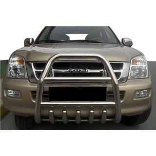 Kængurugitter foran QT007 (rustfrit stål) Isuzu D-Max 2011–2019
