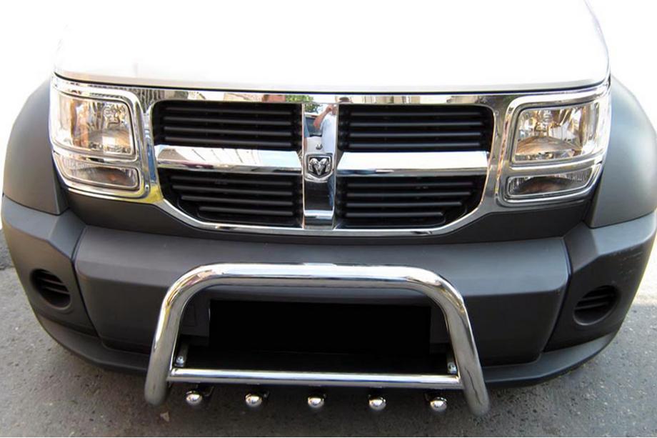Dodge Nitro 2006–2011 Frontbøjle QT006 (rustfrit stål) Image