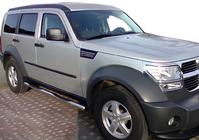 Dodge Nitro 2006–2011 Siderør (2 stk., rustfrit stål) foto 1
