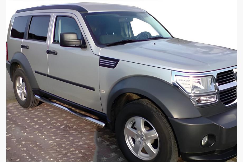 Dodge Nitro 2006–2011 Siderør (2 stk., rustfrit stål) Image