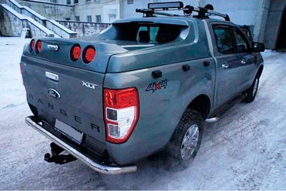 Ford Ranger 2011–2022 Bageste beskyttelsesbøjle AK005 (2011-2018, rustfrit stål) Foto 3