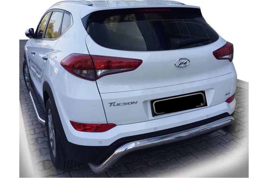 Hyundai Tucson TL 2016–2021 Bagbøjle AK007 (rustfrit stål) Image