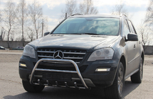 Mercedes ML W164 2005–2011 Bullbar WT003 (rustfrit stål) foto 4