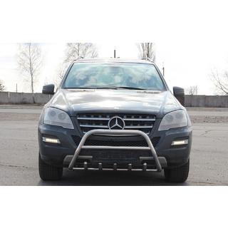 Bullbar WT003 (rustfrit stål) Mercedes ML W164 2005–2011 foto 1