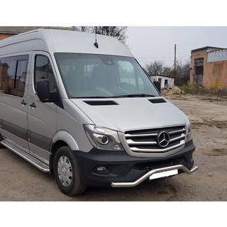 Nedre frontbøjle MBSP.07.F3-04.6 (rustfrit stål) Mercedes Sprinter W906 2006–2018 foto 2