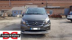 Mercedes Vito/V-klasse W447 2014– Frontbøjle ST014 (rustfrit stål) 60/60 mm foto 4