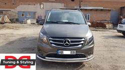 Mercedes Vito/V-klasse W447 2014– Frontbøjle ST014 (rustfrit stål) 60/60 mm foto 6