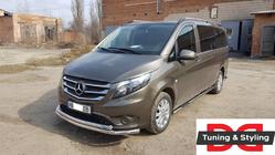 Mercedes Vito/V-klasse W447 2014– Frontbøjle ST014 (rustfrit stål) 60/60 mm foto 7