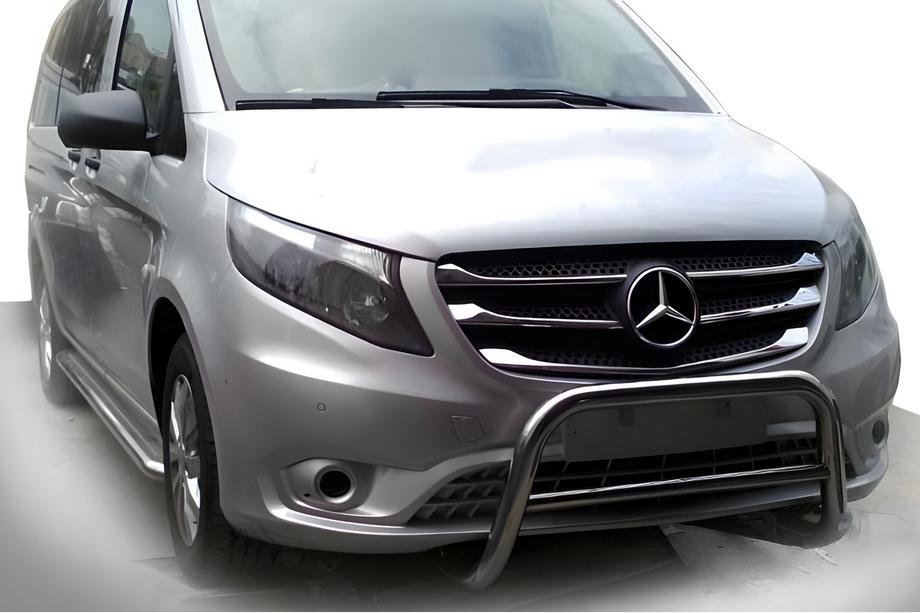 Mercedes Vito/V-klasse W447 2014– Kængurubøjle WT005 (rustfrit stål) Image